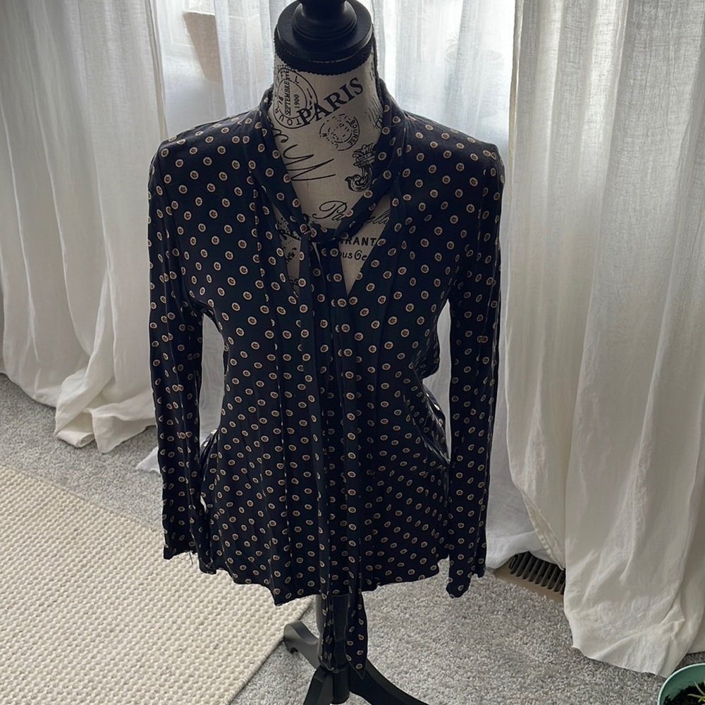MNG suit blouse